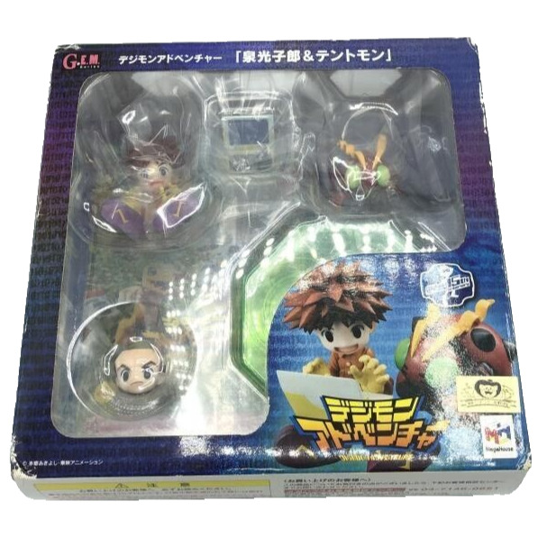 G.E.M. series Digimon Adventure Izzy Izumi & Tentomon Figure box Japan USED
