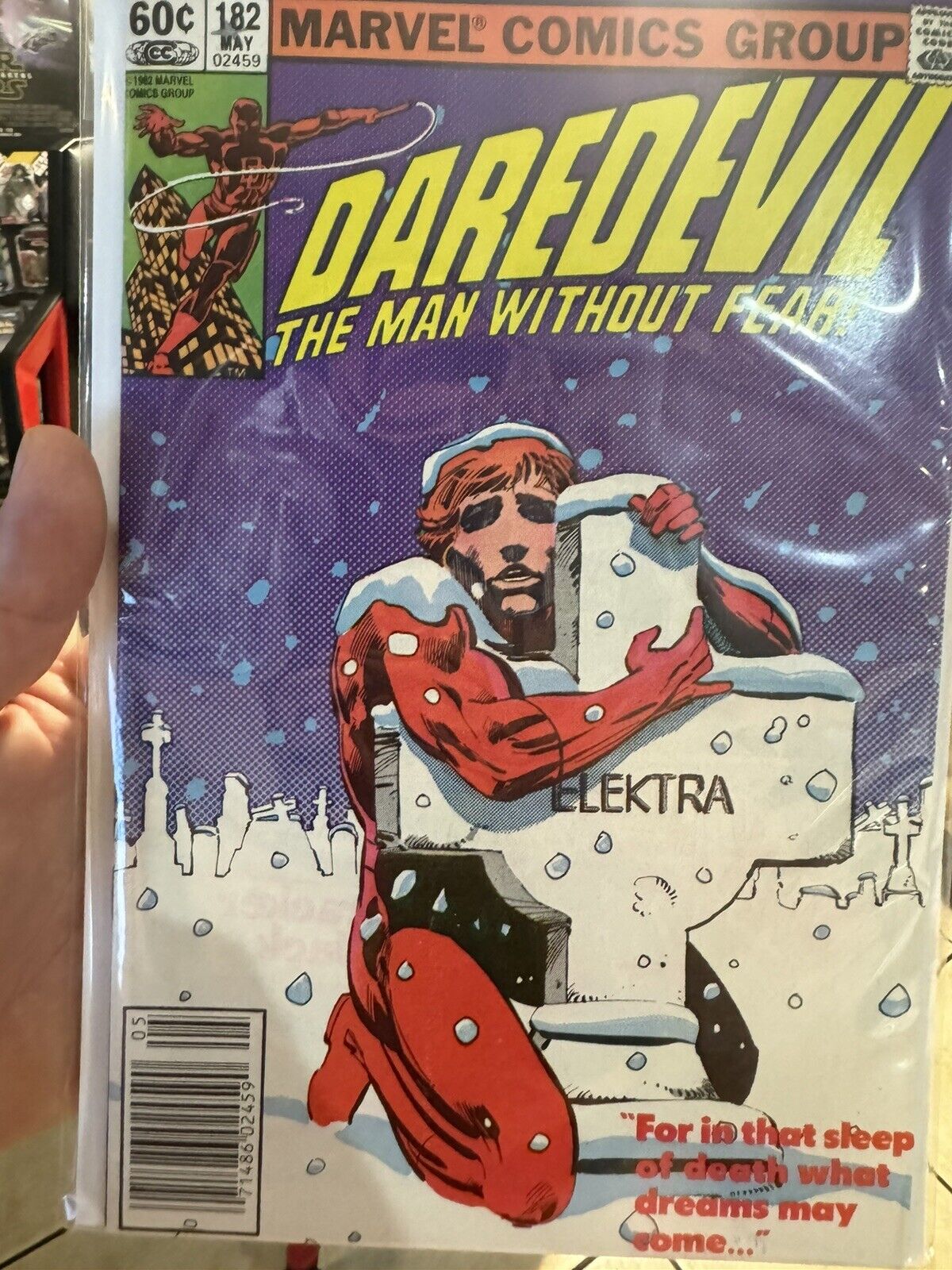 Daredevil #182 1982 Marvel Comics VF Frank Miller Elektra Star Stamped