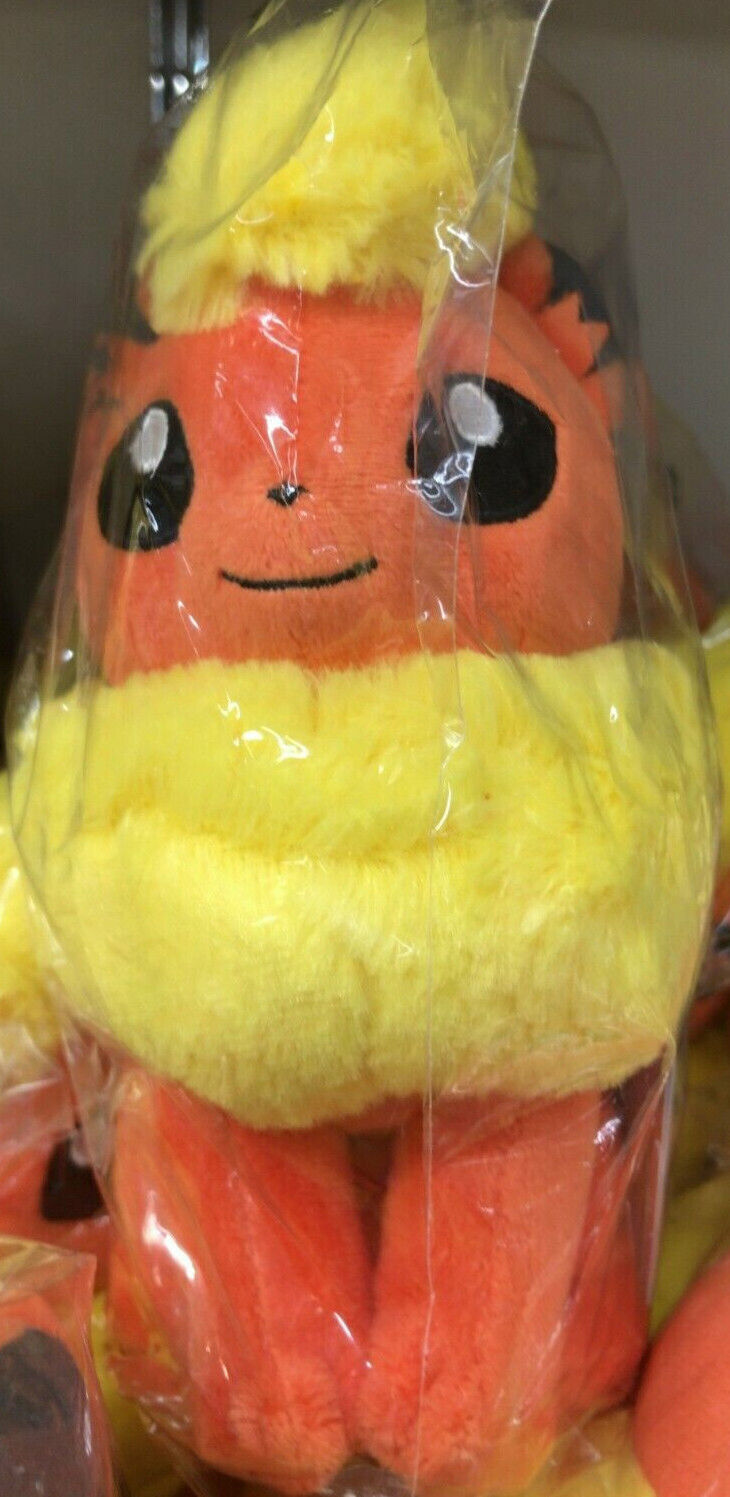 Pokemon ALL STAR COLLECTION Flareon Stuffed Toy S Size Plush Doll Pocket Monster