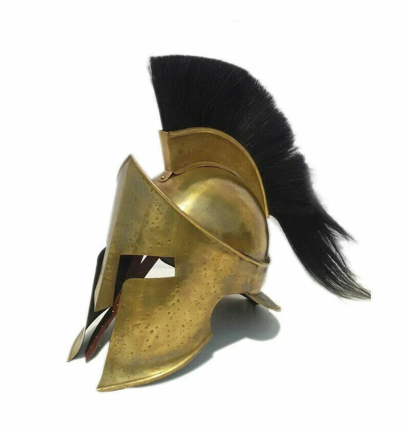 Antique Vintage Spartan Helmet Costume Gift Warrior Armor Replica Roman Movie