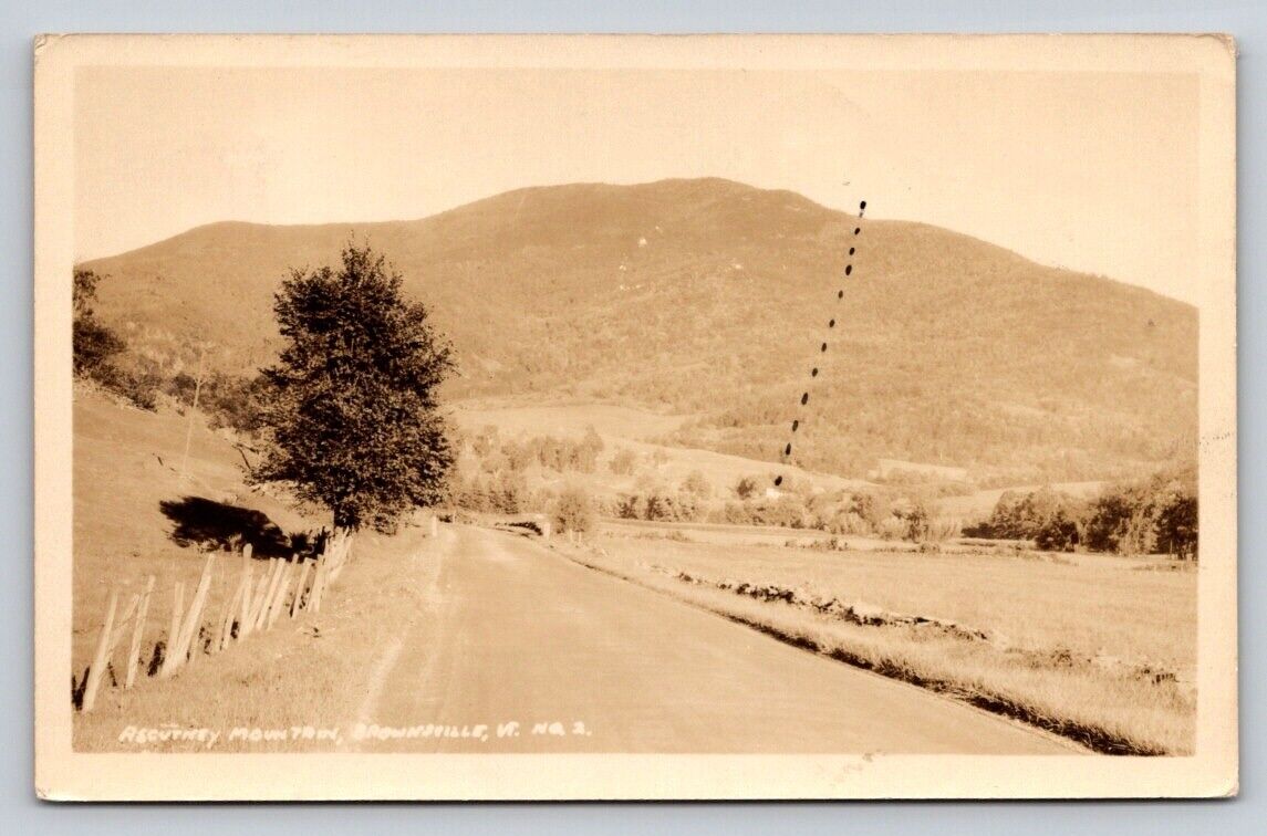 c1935 RPPC Ascutney Mountain Brownsville Vermont Real Photo P675