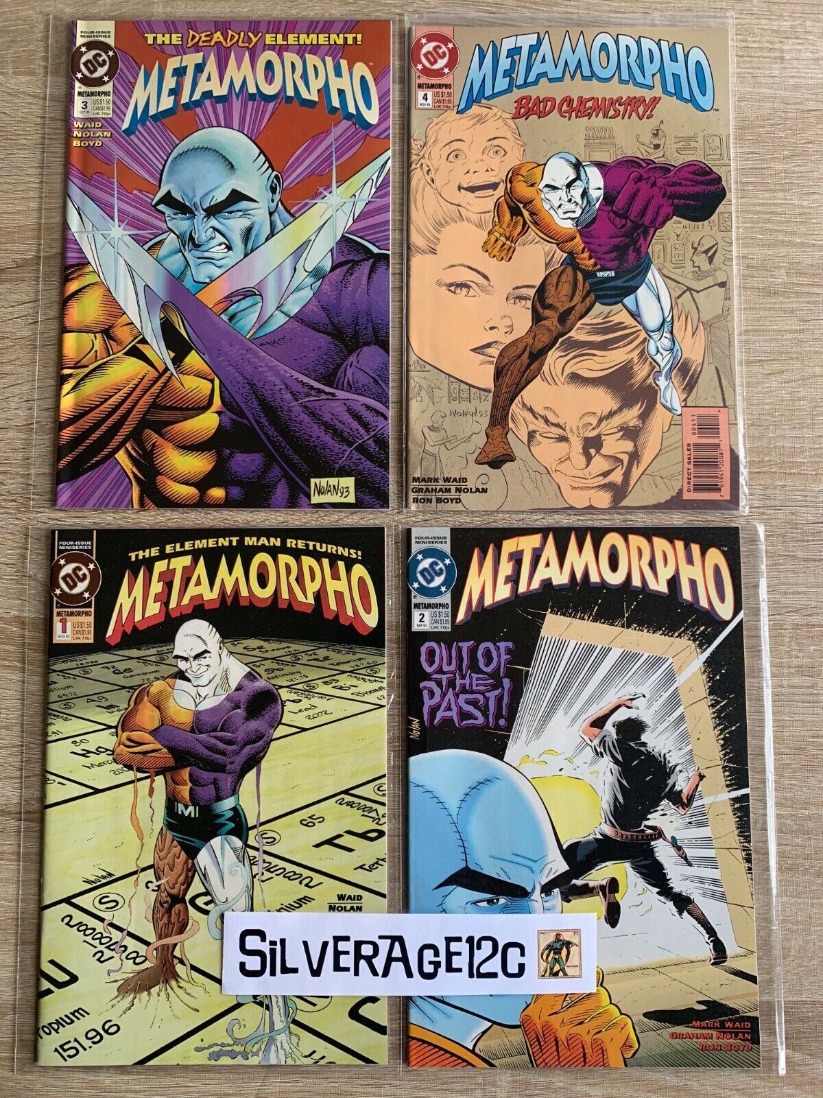 Metamorpho #1 - #4 COMPLETE Series Run of 4 in High-Grade (1993)