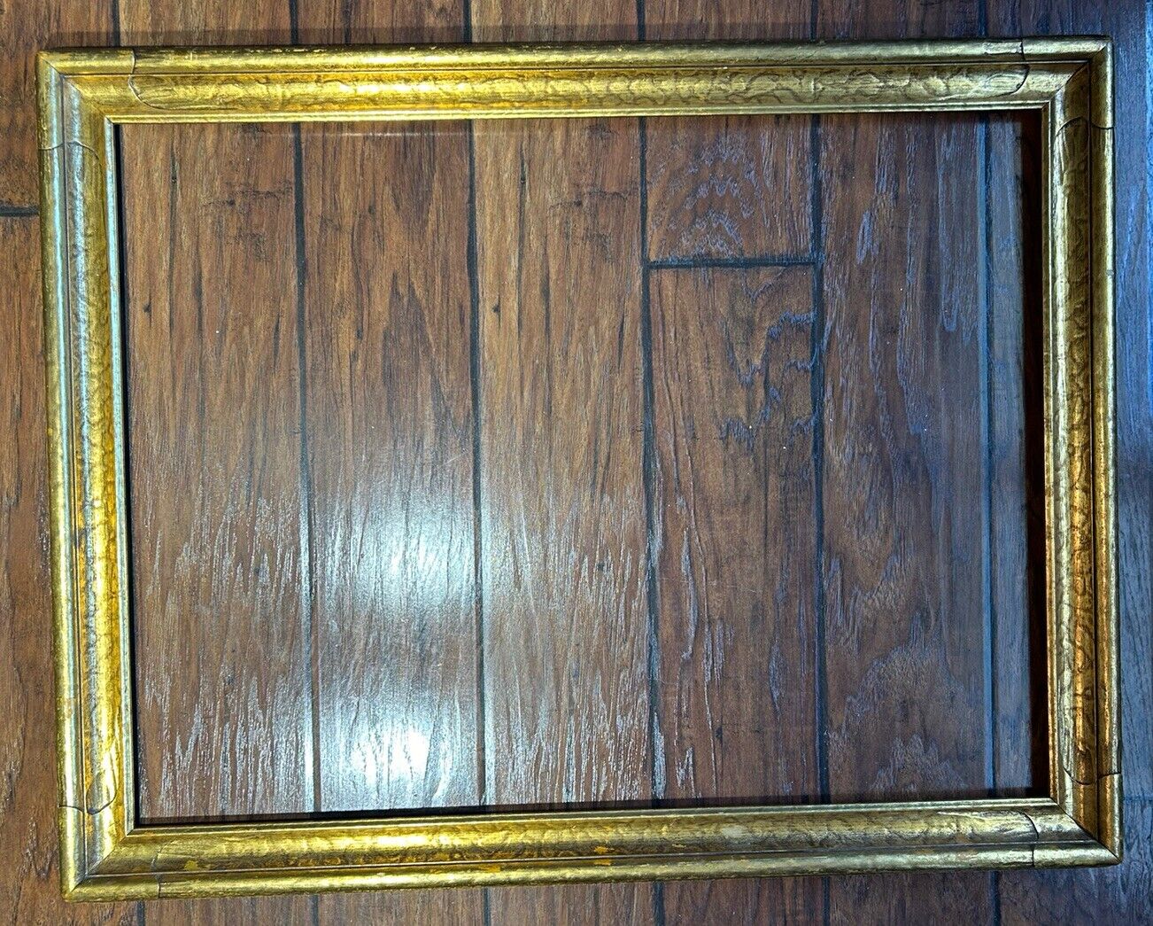 Newcomb Macklin Style 1940s Frame Gold Hand Carved Wood 25” X 33”