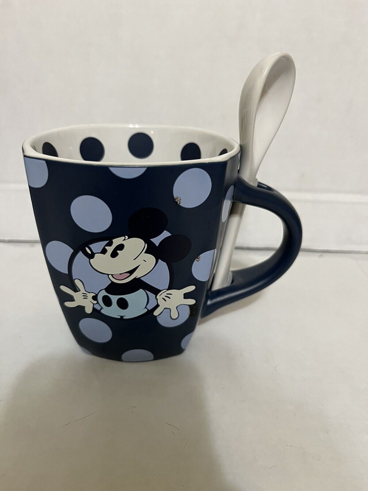 Mickey Mouse Cup & Spoon Disney Parks  Thailand. Disney   Pix of Mickey On Cup