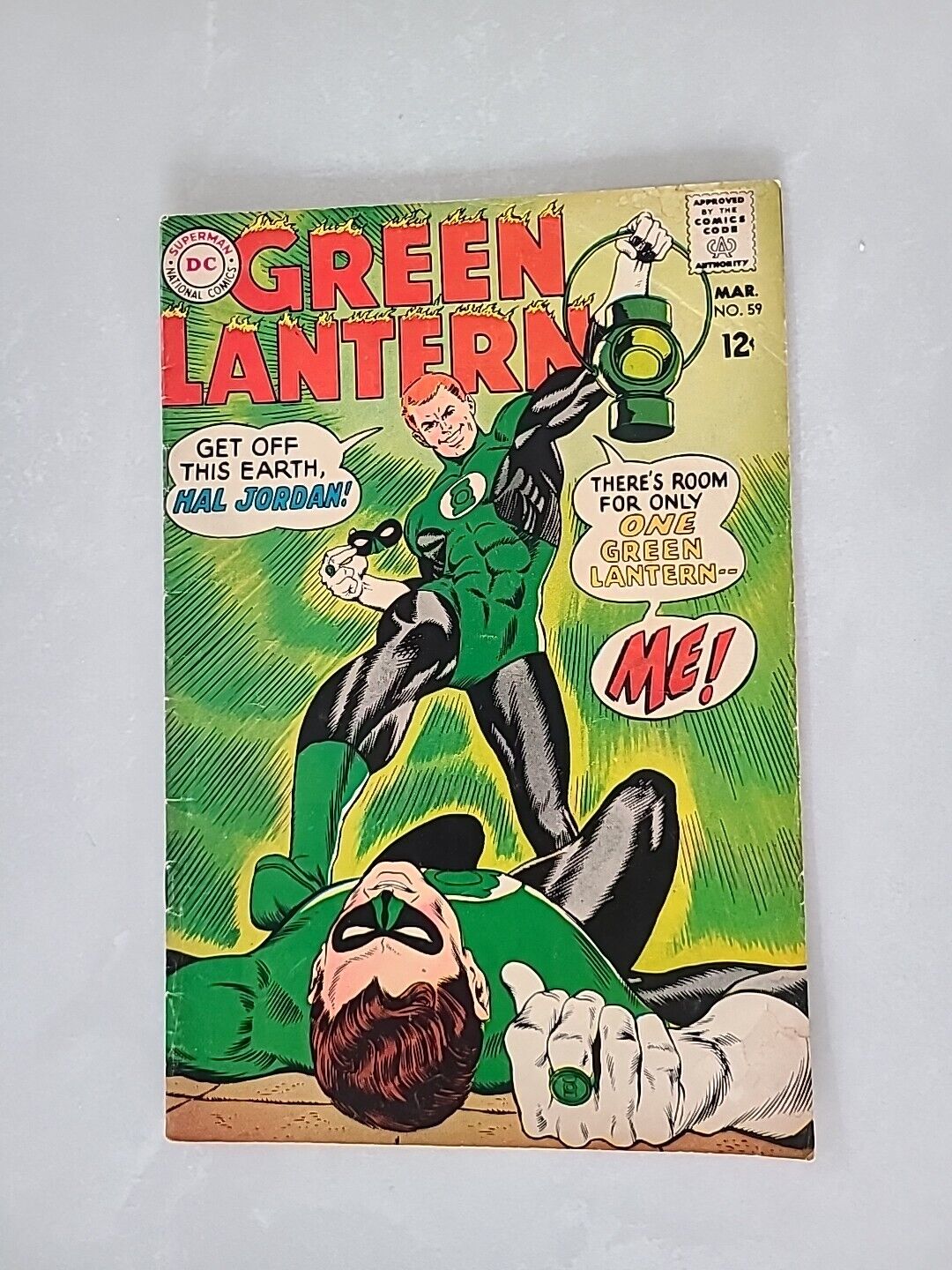 Vintage DC National Comics Green Lantern March #59  1968 Hal Jordan 