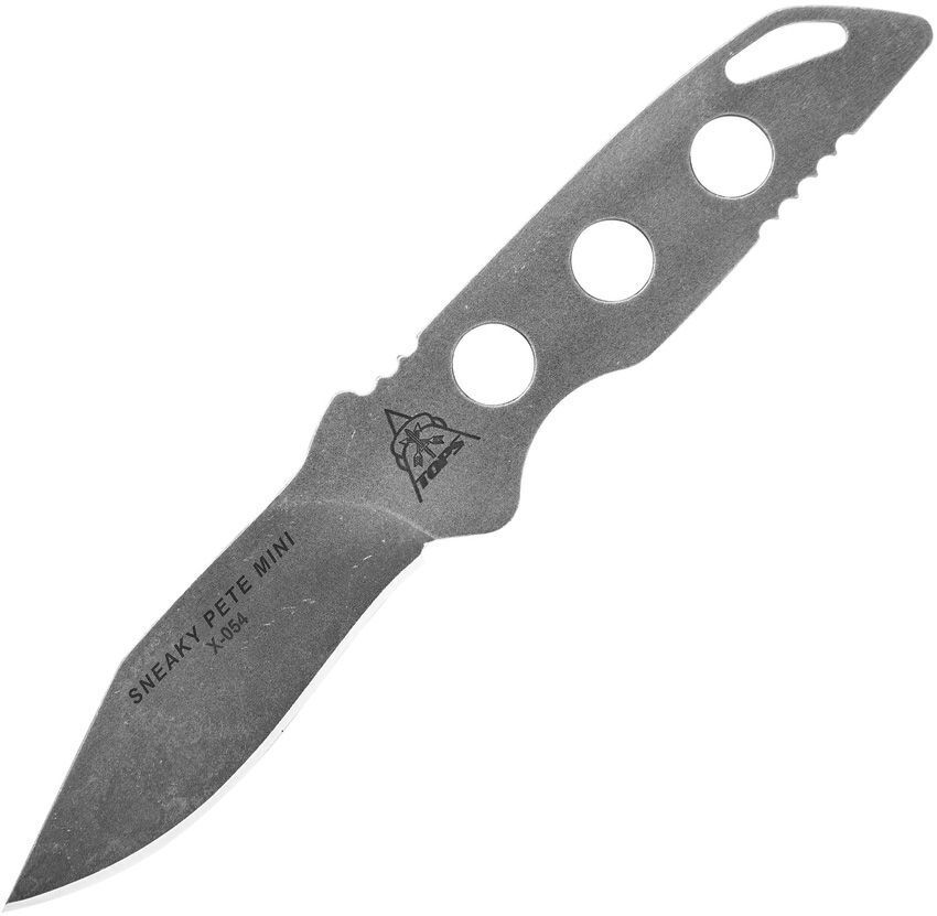 TOPS Sneaky Pete Mini 1095HC Steel Fixed Blade Knife w/Kydex Sheath - SPM-02
