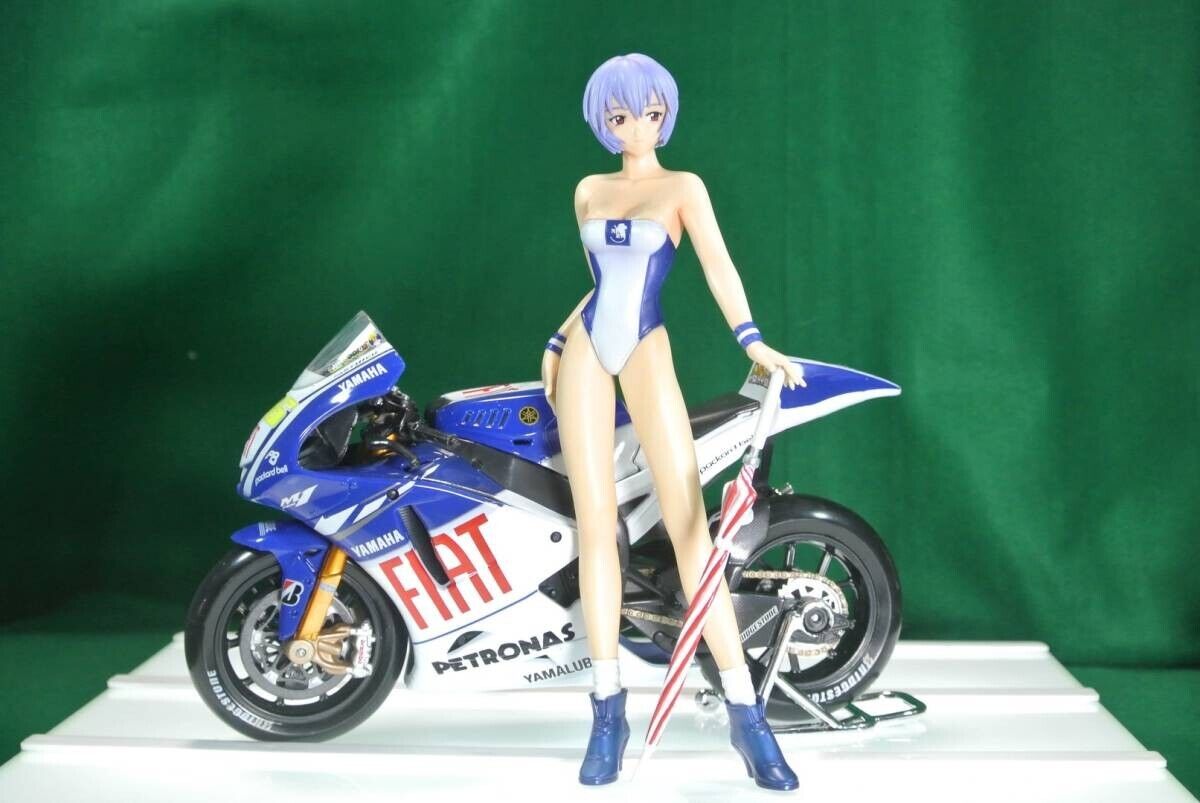 Evangelion Extra Figure Rei Ayanami Race Queen Bike Set SEGA Completed Product