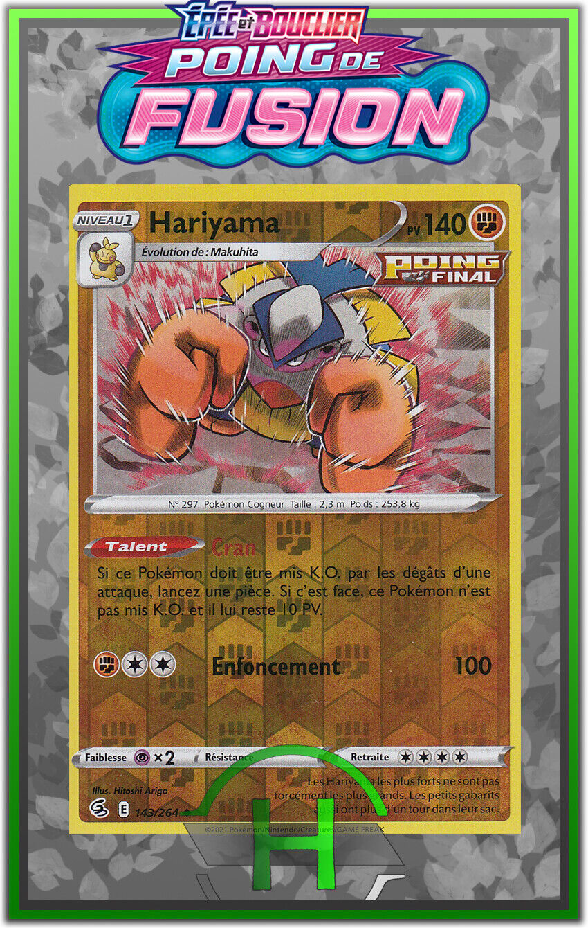 Hariyama Reverse -EB08:Fusion Fist - 143/264 - New French Pokemon Card