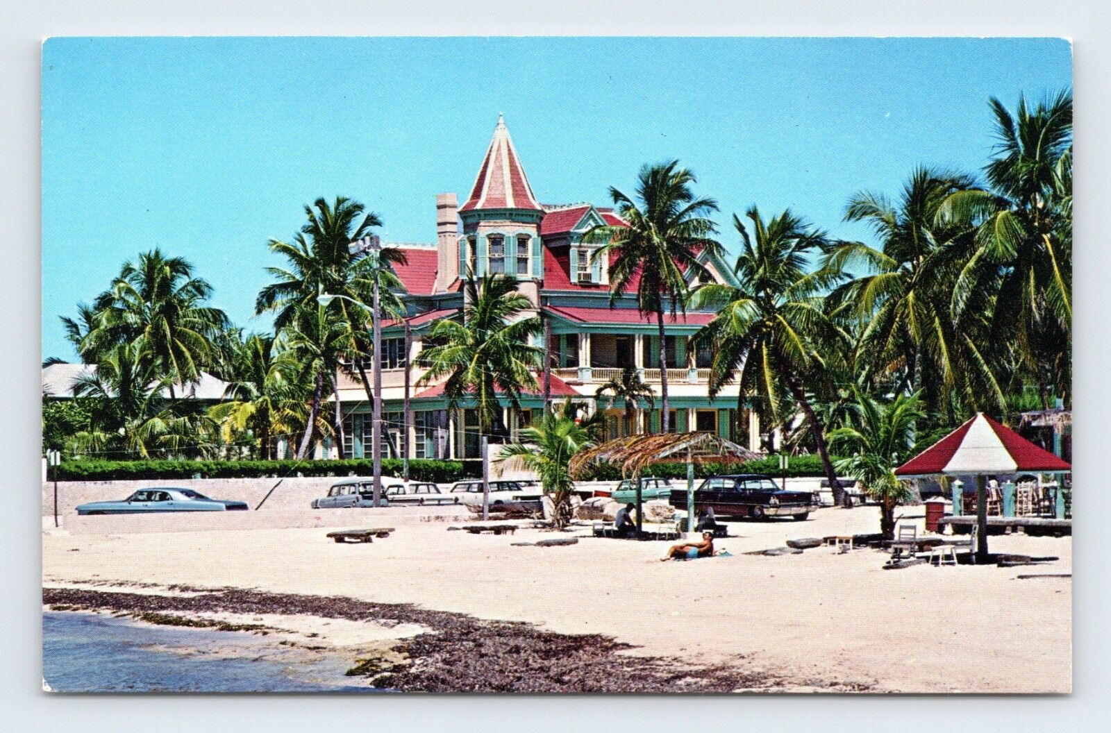 Casa Cayo Hueso Southernmost House Key West Florida FL UNP Chrome Postcard H17