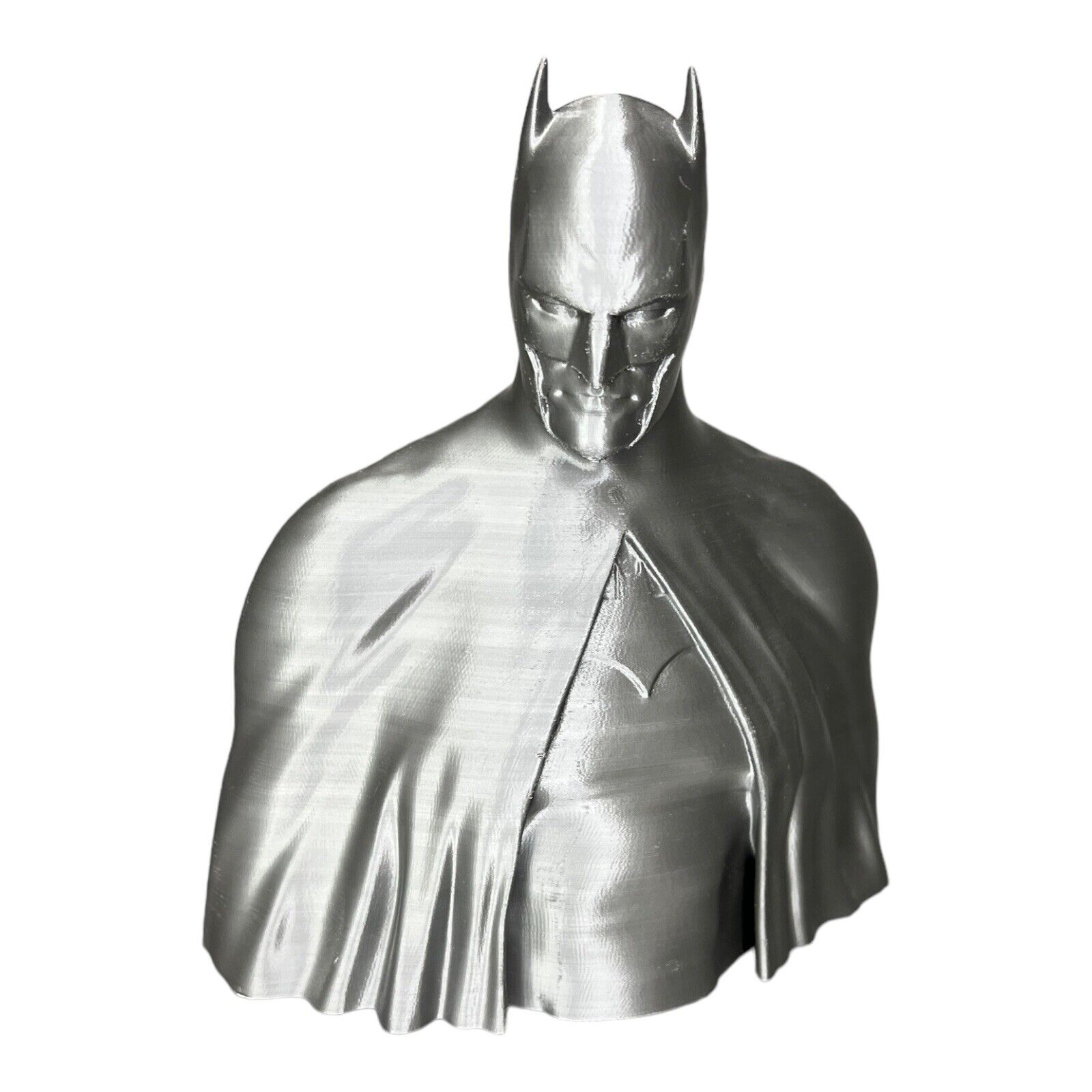 Batman 8” 3D Printed Grey Mini Bust Unpainted Eastman