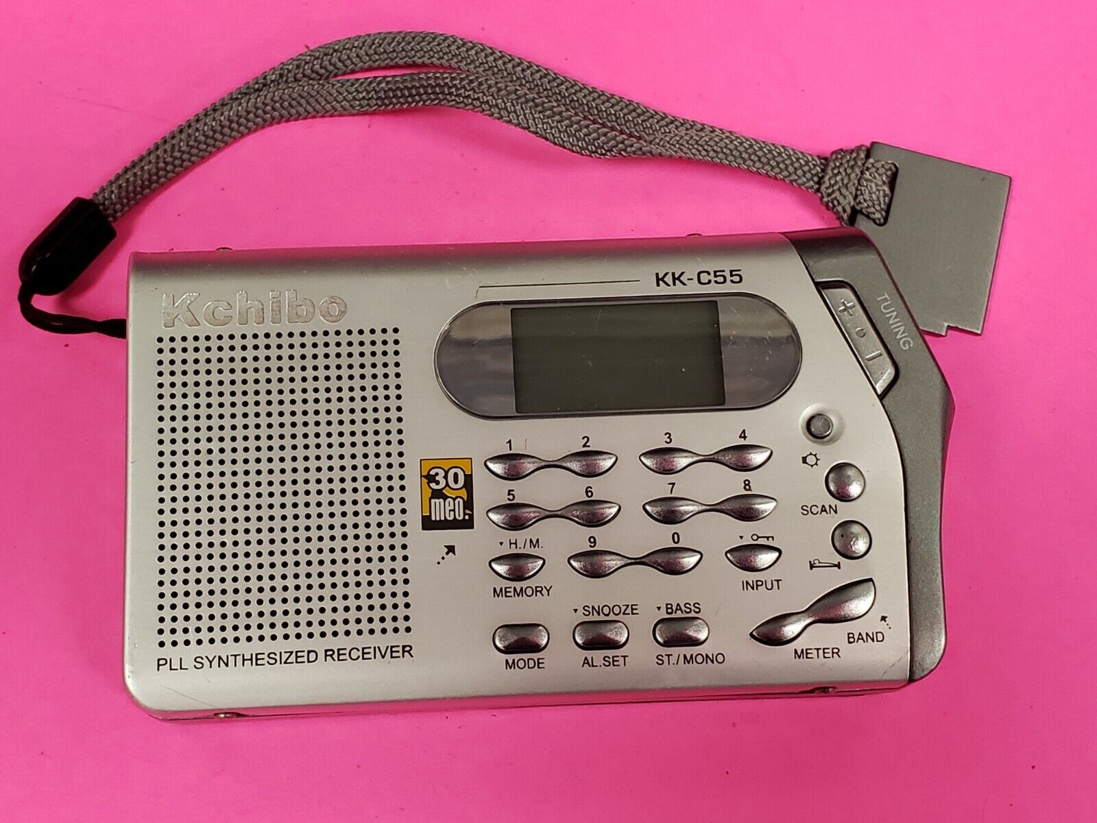 1970S/80S KCHIBO KK-C55 FM/MW/SW DIGITAL RADIO 