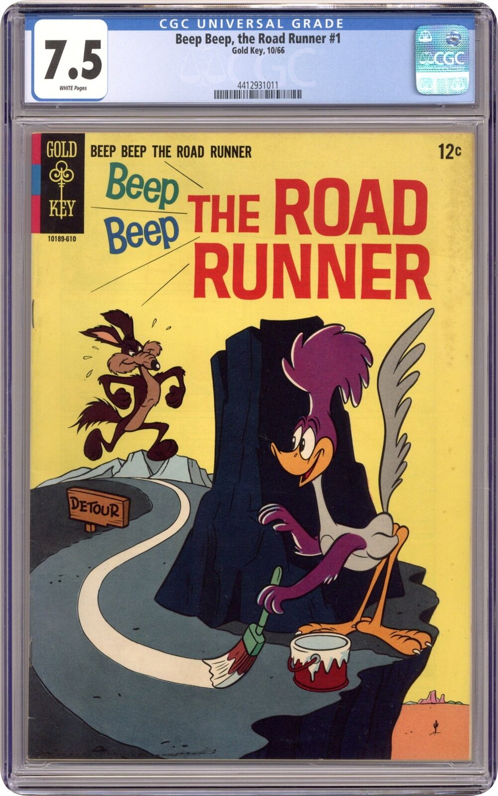 Beep Beep the Road Runner #1 CGC 7.5 1966 4412931011