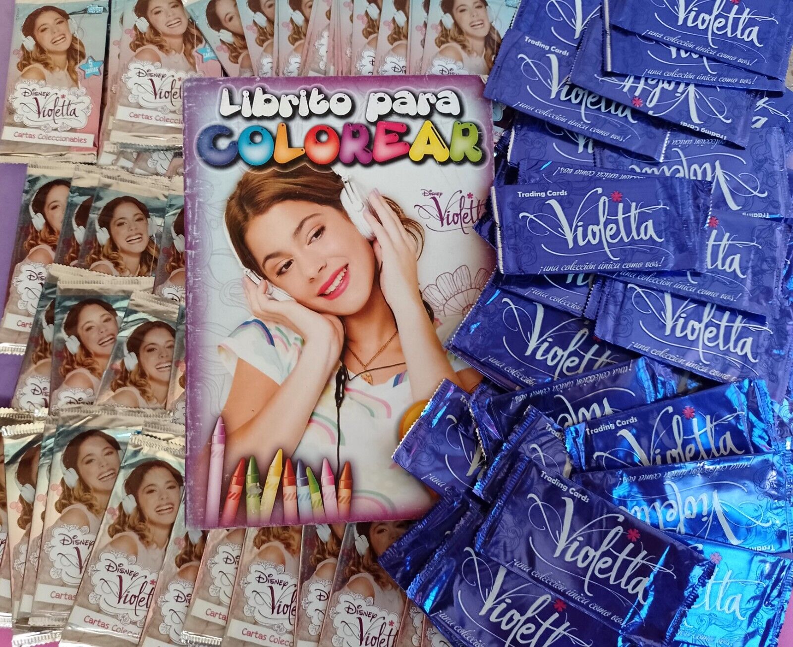 Violetta  Collectible Cards Packs ... Promotion 100 packs Plus Drawing Book