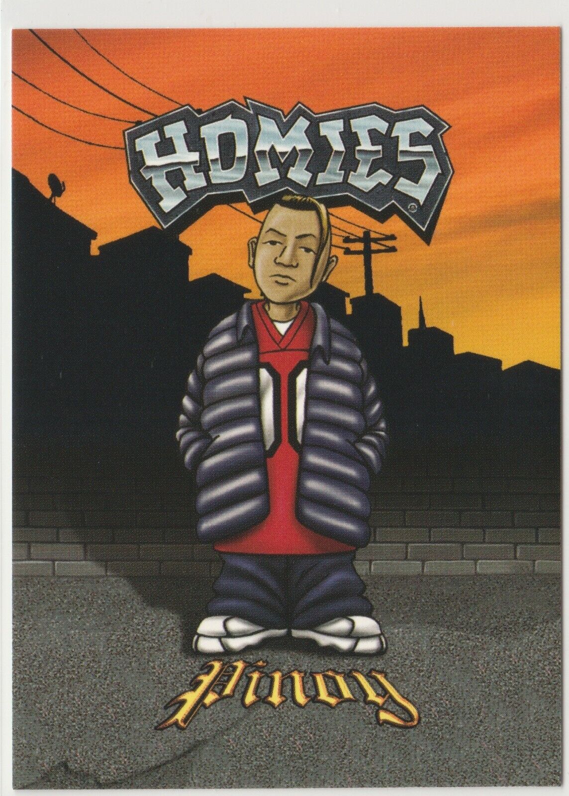 Homies #49 Pinoy David Gonzales Chicano Mexican American East LA swap card