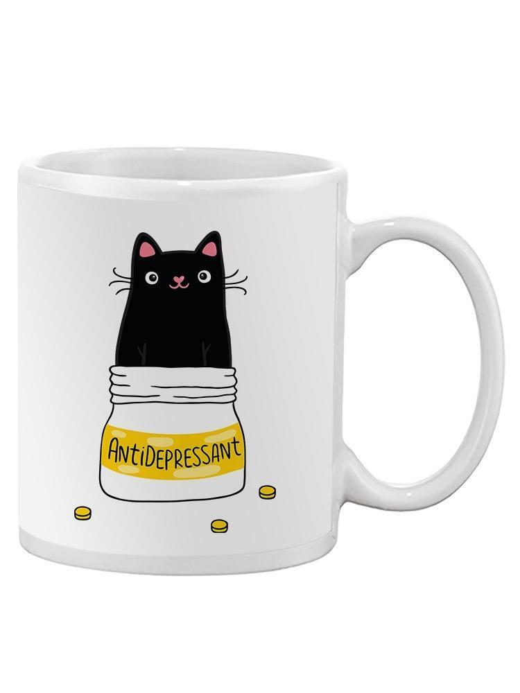Antidepressant Jar Cat Mug Unisex's -Image by Shutterstock