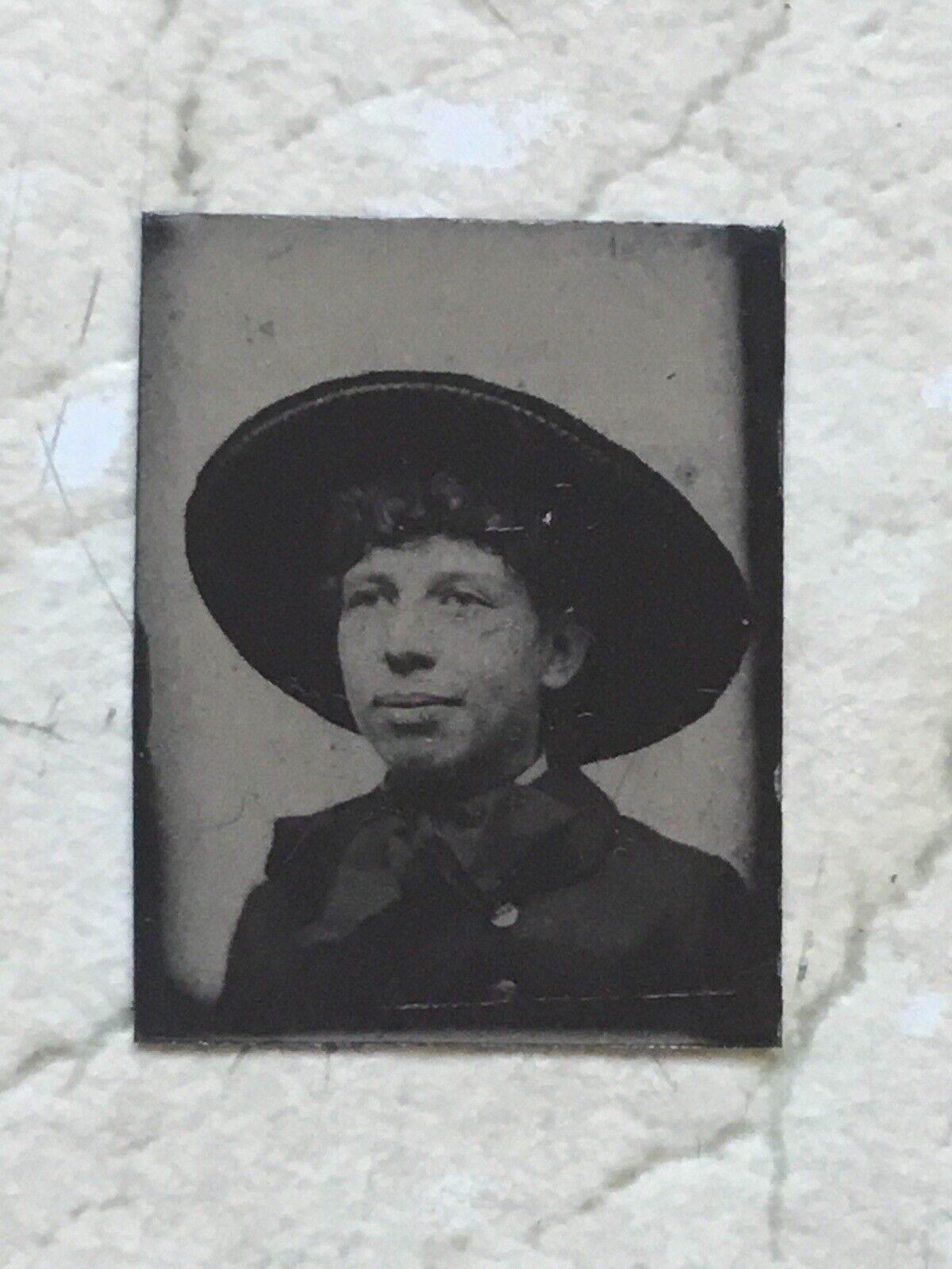 1800s Beautiful African American Woman Tintype Photograph Young  Woman
