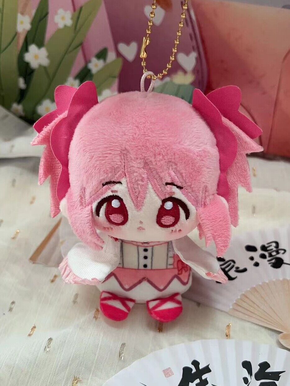 Puella Magi Madoka Magica Kaname Madoka Akemi Homura Plush Doll Toy Keychain New