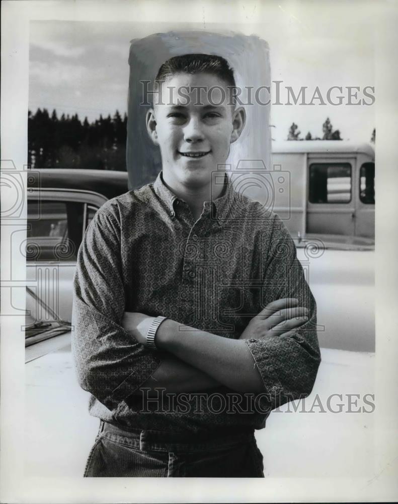 1962 Press Photo Tom Haynes, a student from Jesuit High School - ora33530