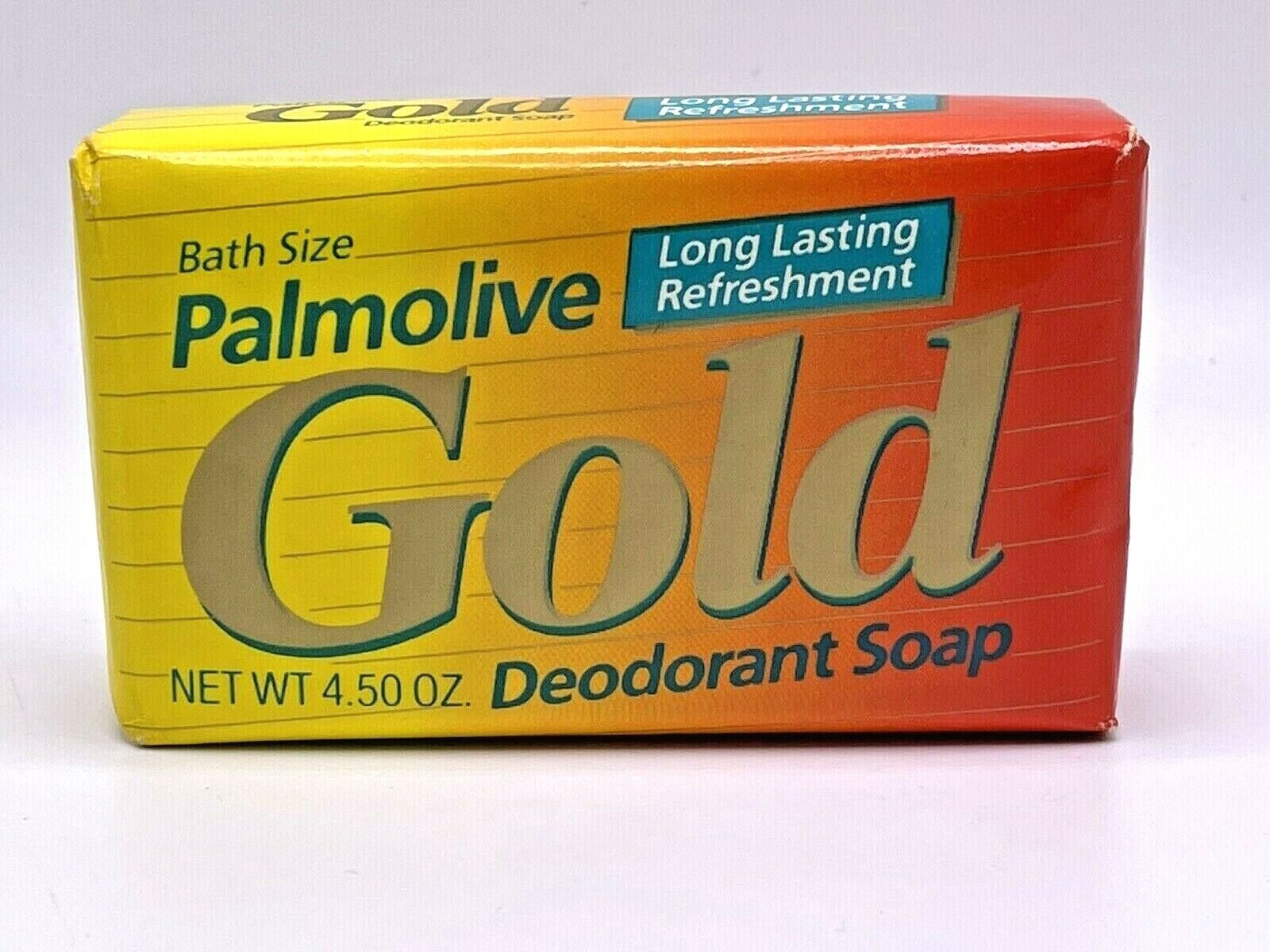 Bath Size Palmolive Gold Deodorant Soap 4.5 oz Bar with OLIVE OIL 