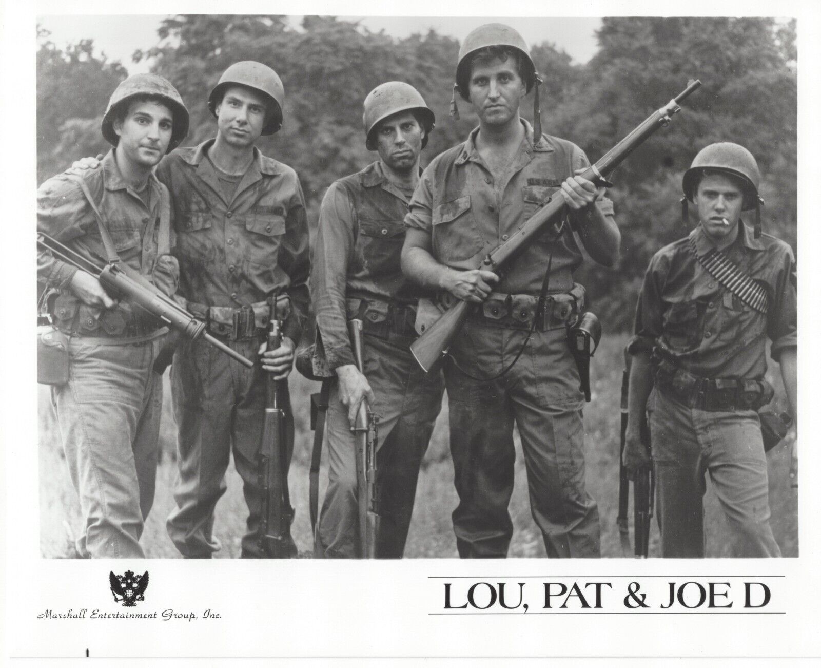 Lou, Pat & Joe D~OG Movie Press Photo~Nicholas Furris Korean War 1950s 1988