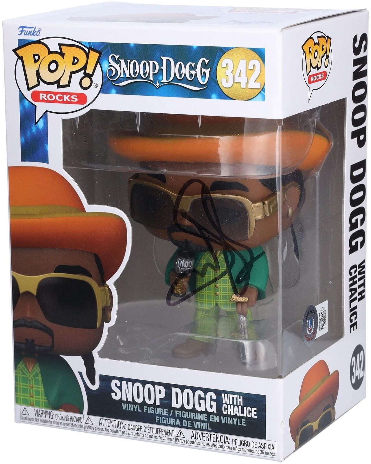 Snoop Dogg Autographed #342 Funko Pop Figurine BAS