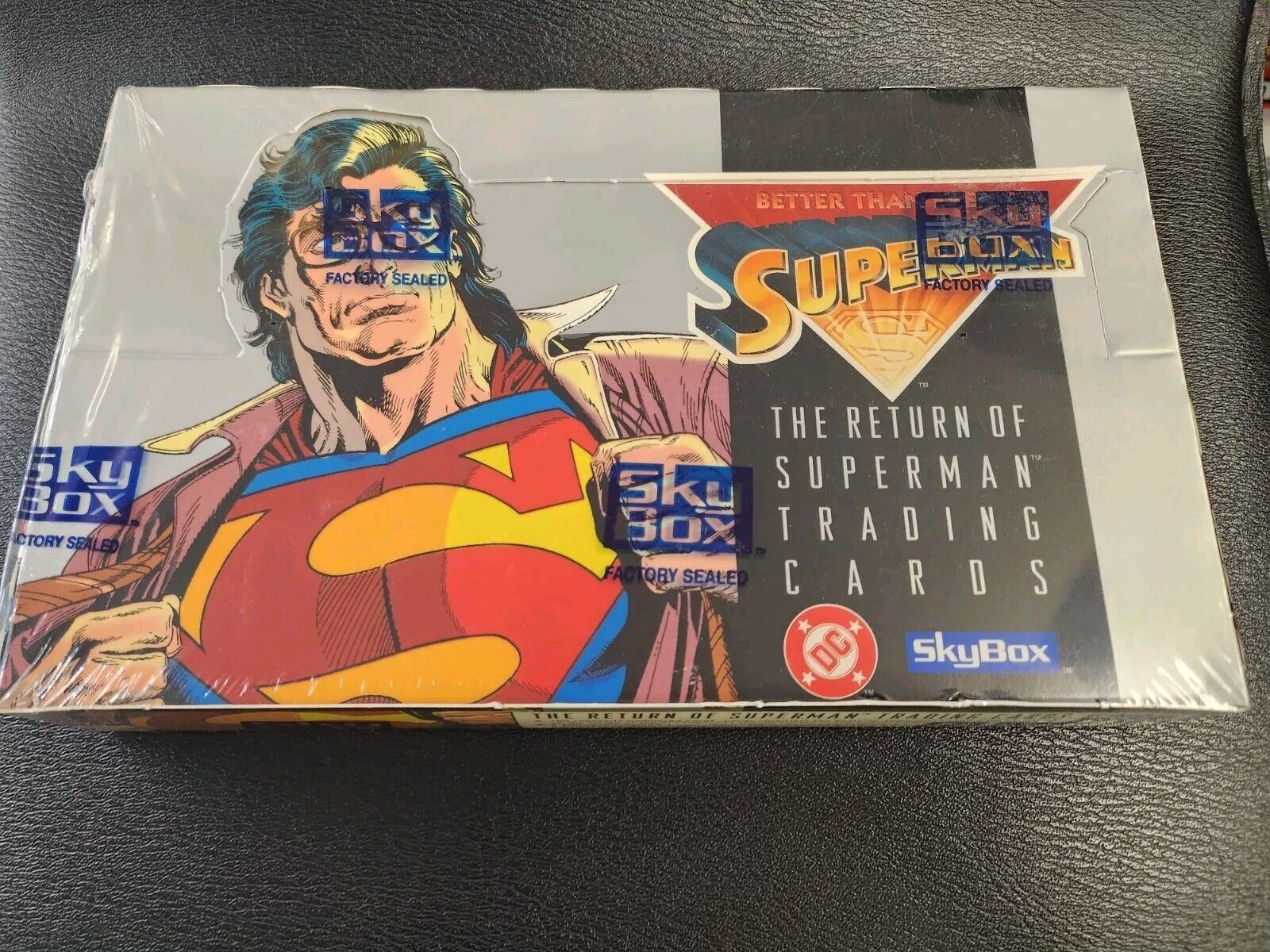 1993 SKYBOX THE RETURN OF SUPERMAN (FACTORY SEALED) BOX Trading Cards