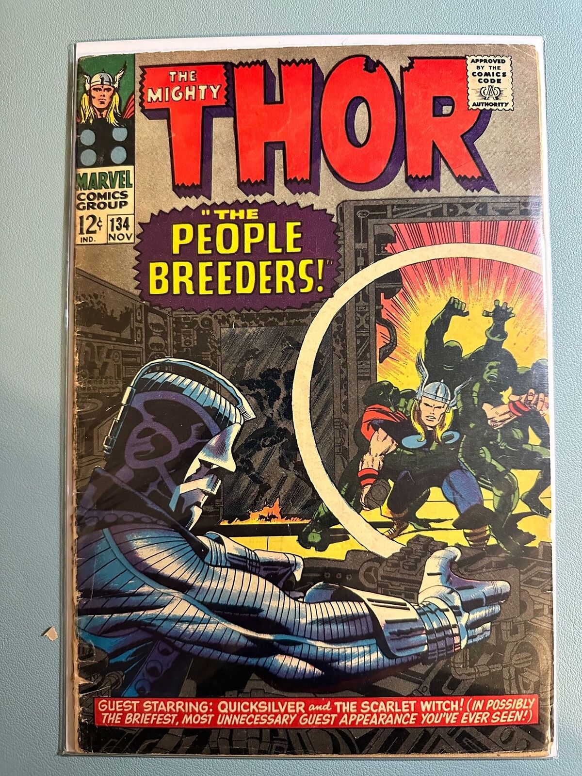 Thor(vol. 1) #134 - 1st App High Evolutionary + Man Beast - Marvel Key issue