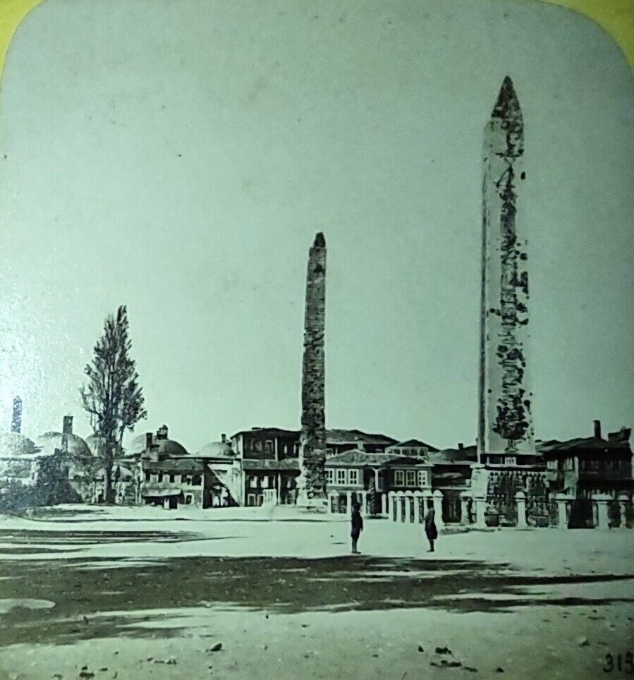 RARE STEREOVIEW TURKEY CIRCA 1870.  HAGIA SOPHIA MOSQUE.  PHOTOGRAPH.