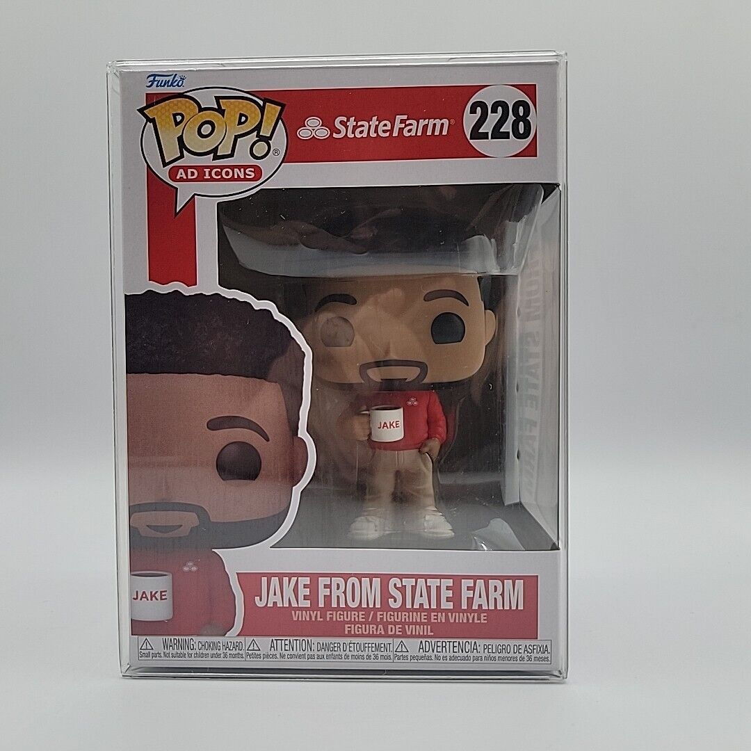 Funko Pop Ad Icons Jake From State Farm with Protective Case