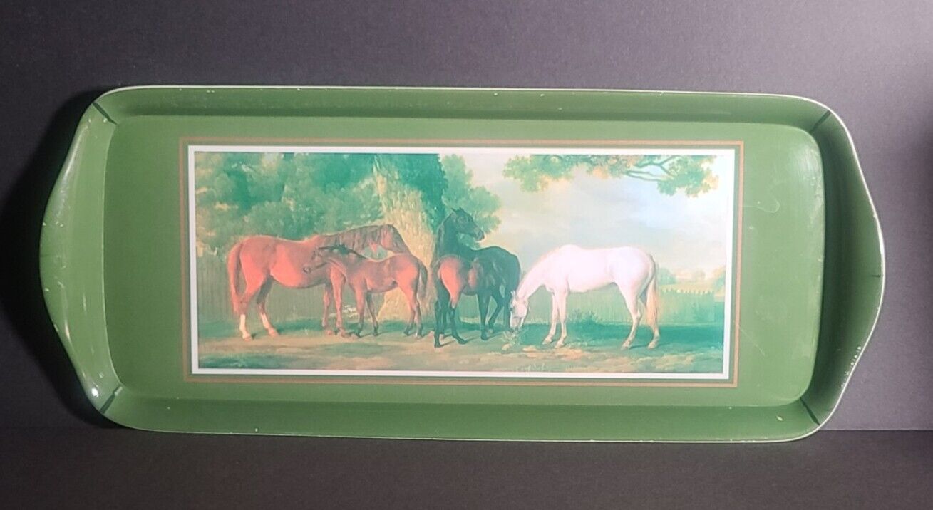 George Stubbs Mares & Foals Horses Serving Tray 14.5\