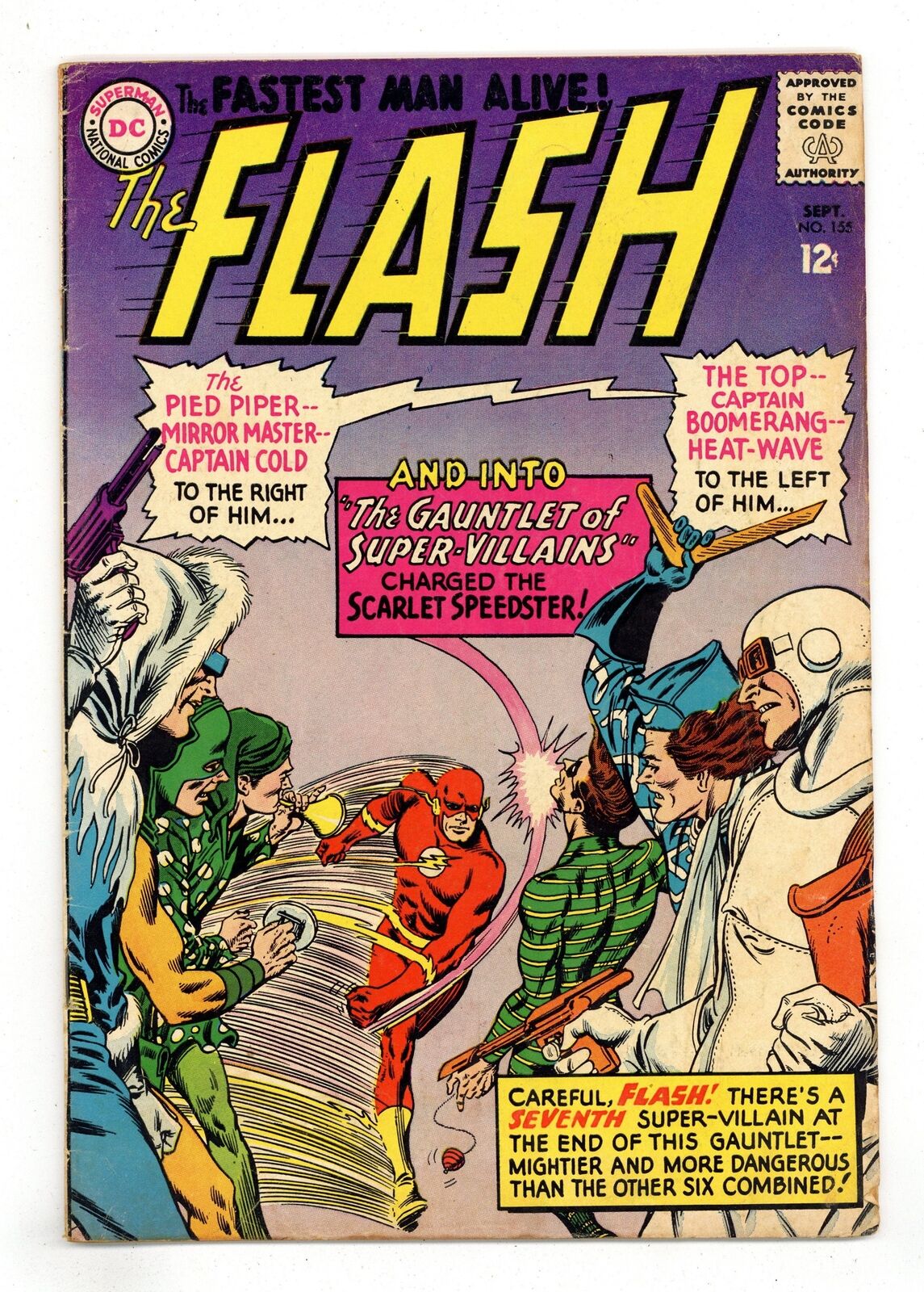 Flash #155 VG+ 4.5 1965