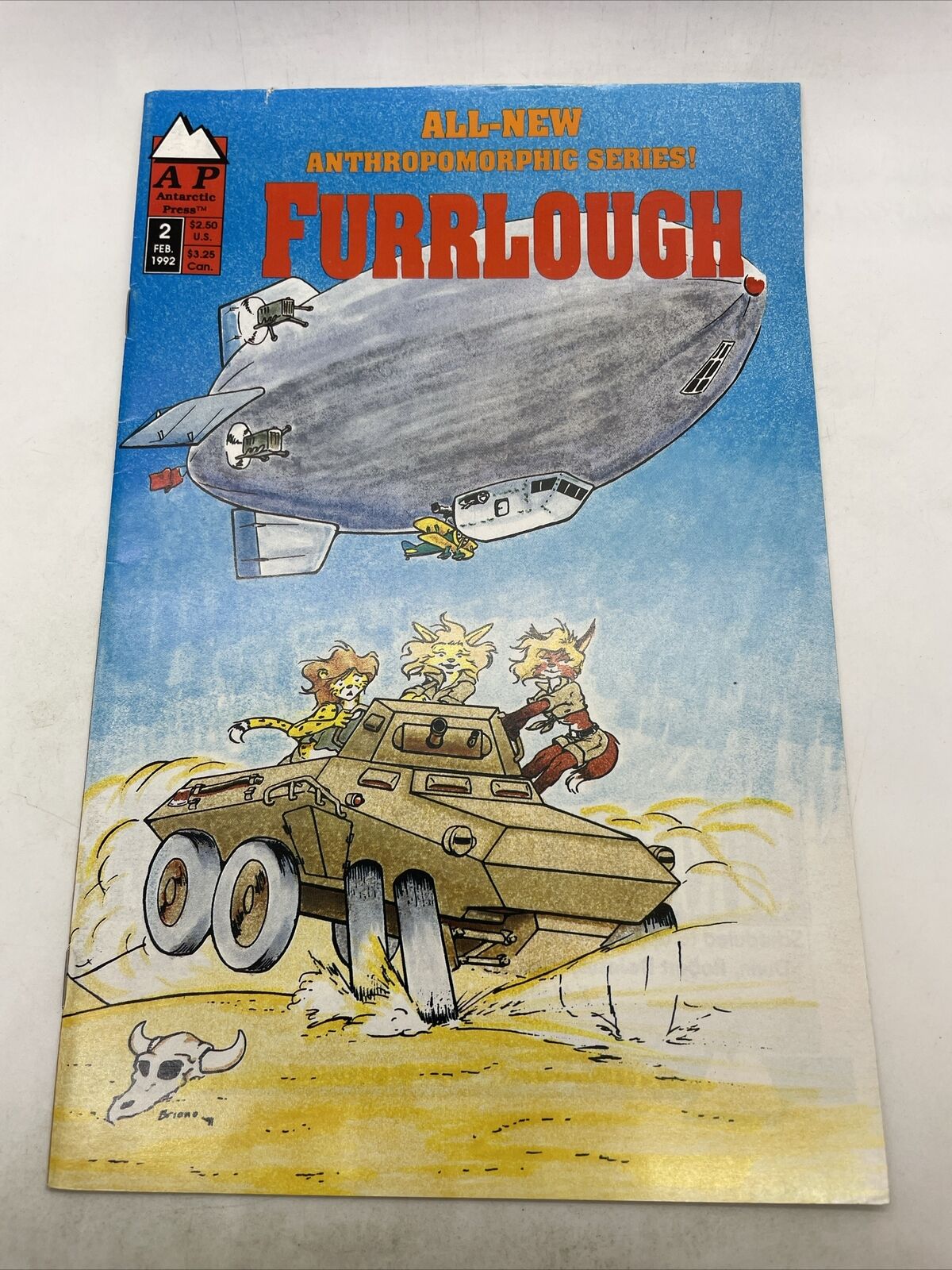 Furrlough #2 February 1992 Antarctic Press Comic Book