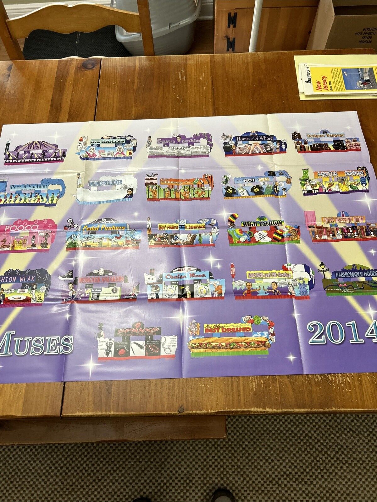 Krewe of Muses 2014 Poster 38 x 27 inches 