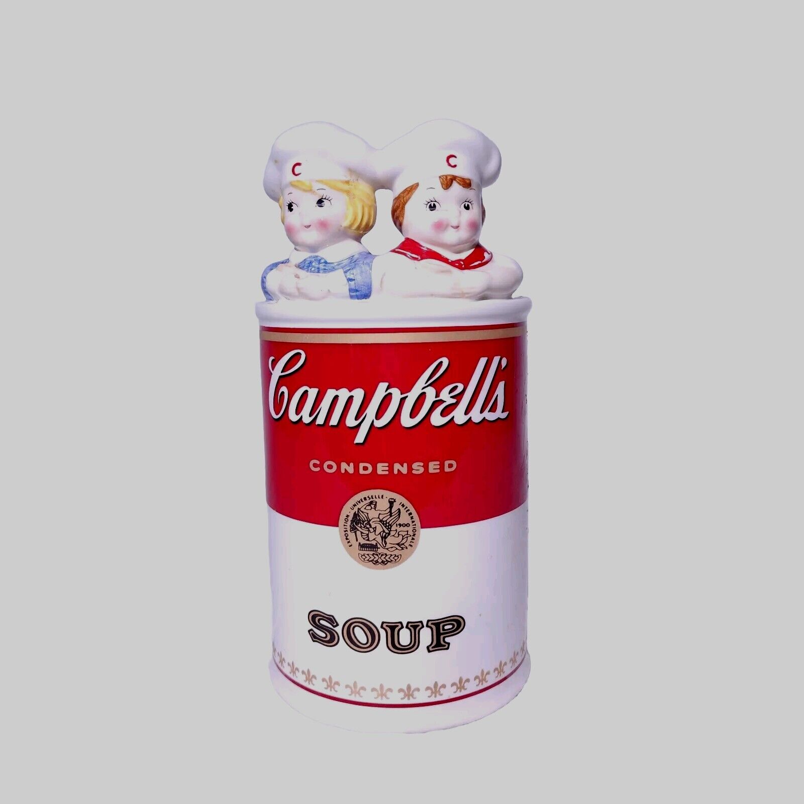 Vintage Rare Ceramic Campbell's Soup Utensil Holder
