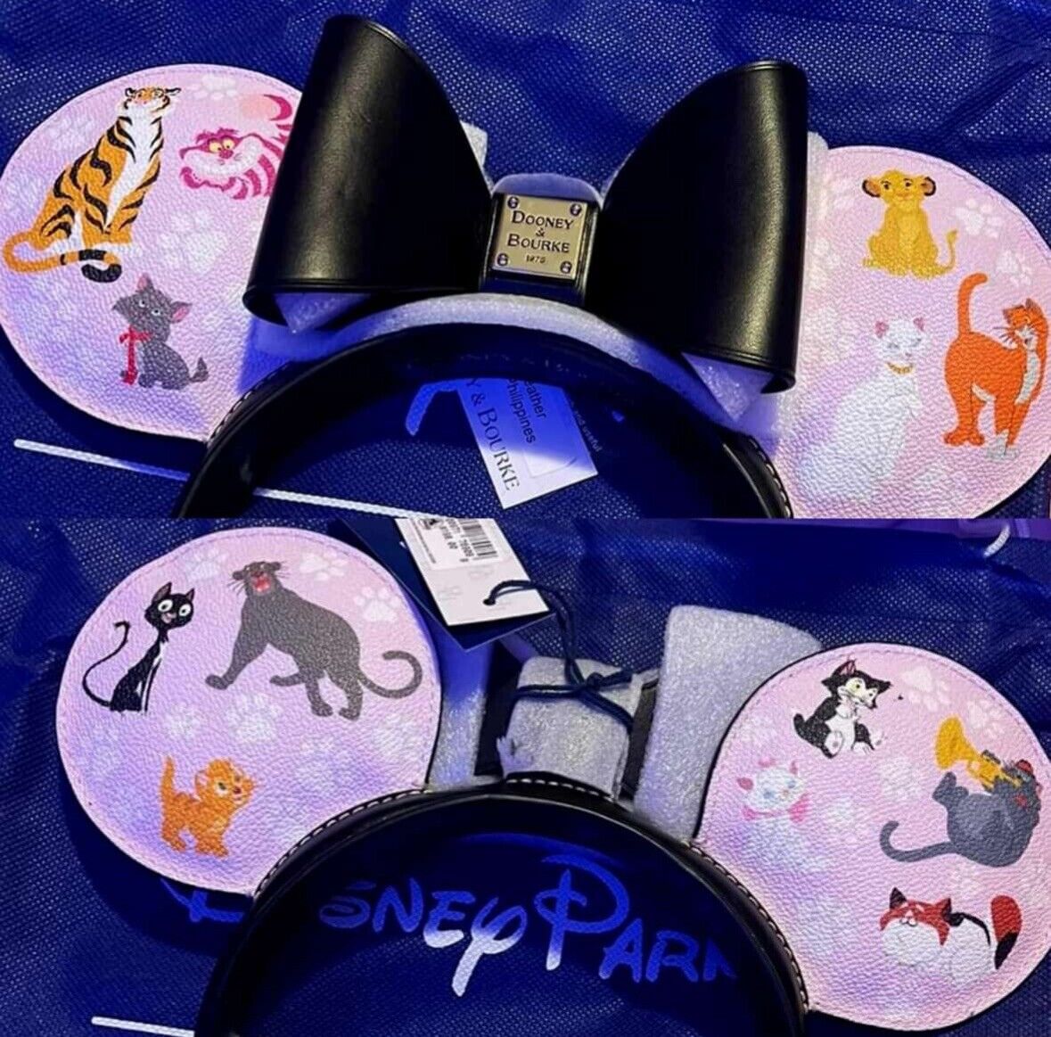 2024 Disney Parks Dooney & Bourke Disney Cats Minnie Ears Headband *SHIPS TODAY*