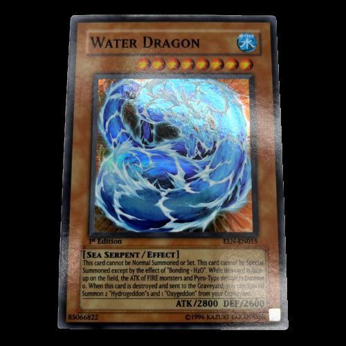 Yugioh Water Dragon Card EEN-EN015 Super Rare 1st Edition Holocard NM