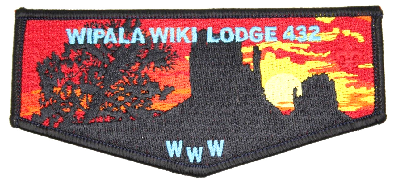 2014 S219 Wipala Wiki Lodge 432 Flap Grand Canyon Council Arizona Patch AZ OA