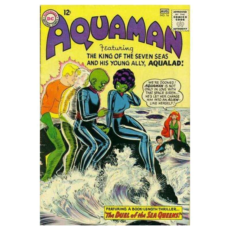 Aquaman #16  - 1962 series DC comics Fine+ Full description below [w&