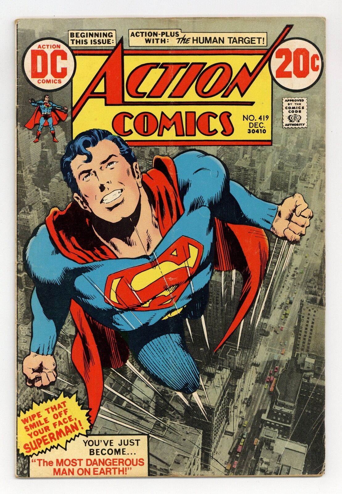 Action Comics #419 GD/VG 3.0 1972 1st app. Human Target
