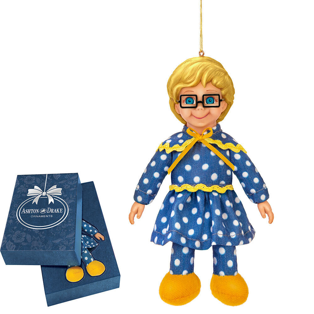 Ashton Drake Mrs. Beasley Plush Doll Ornament Says Her 11 Iconic Phrases NEW