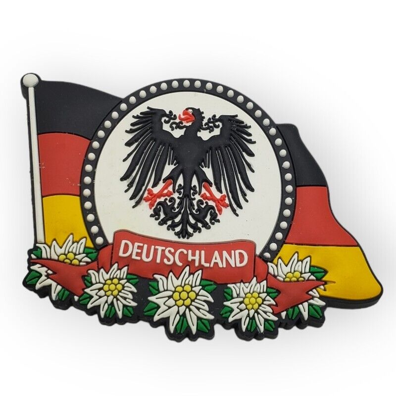 Deutschland Germany Rubber Refrigerator Fridge Magnet Travel Tourist Souvenir