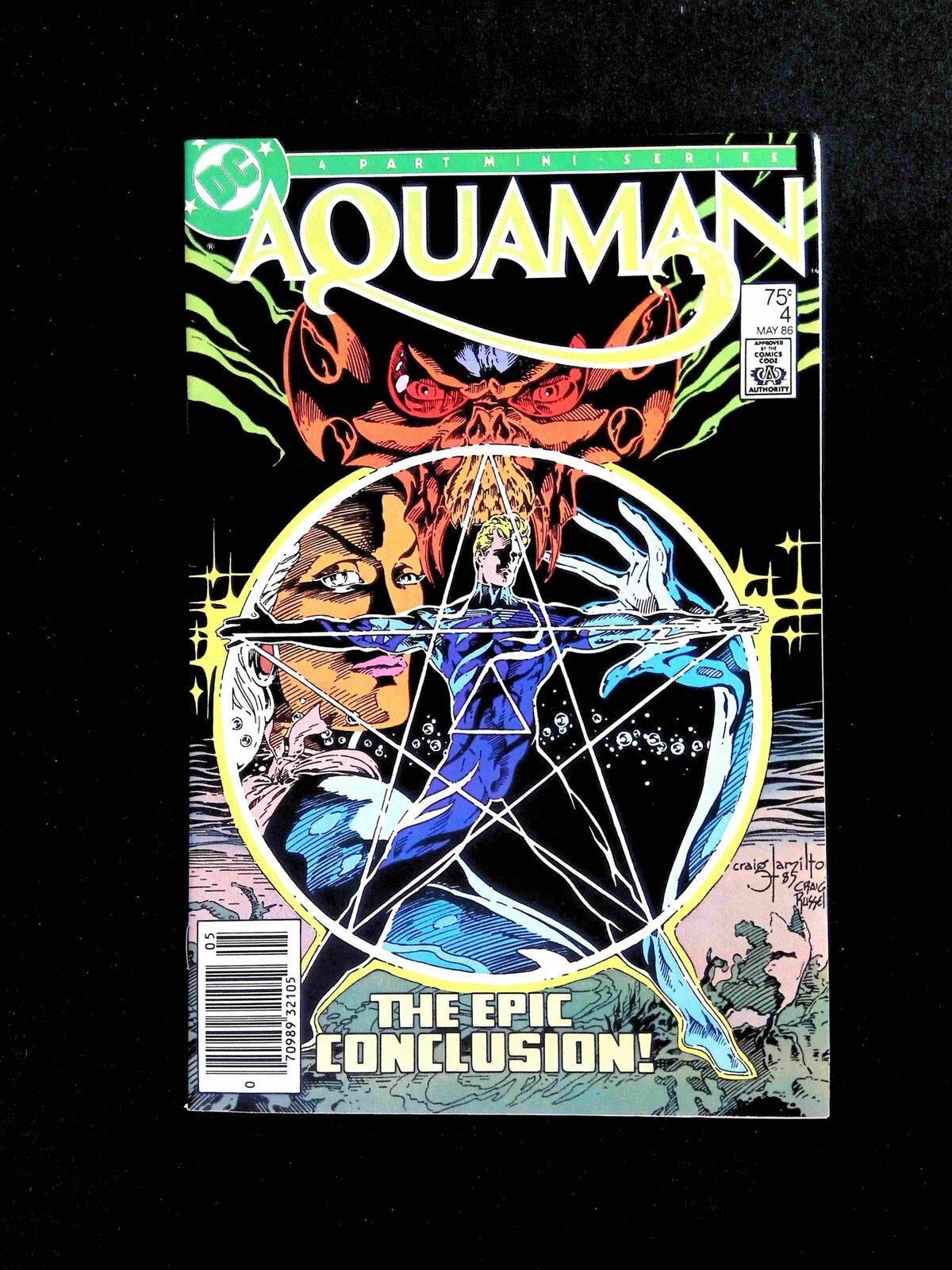 Aquaman #4  DC Comics 1986 NM Newsstand