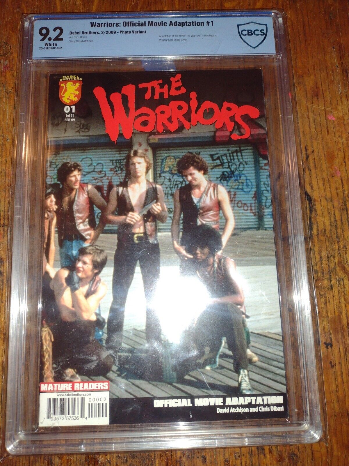 The Warriors: Official Movie Adaptation 1 Dabel Brothers Photo  Variant 9.2 CBCS