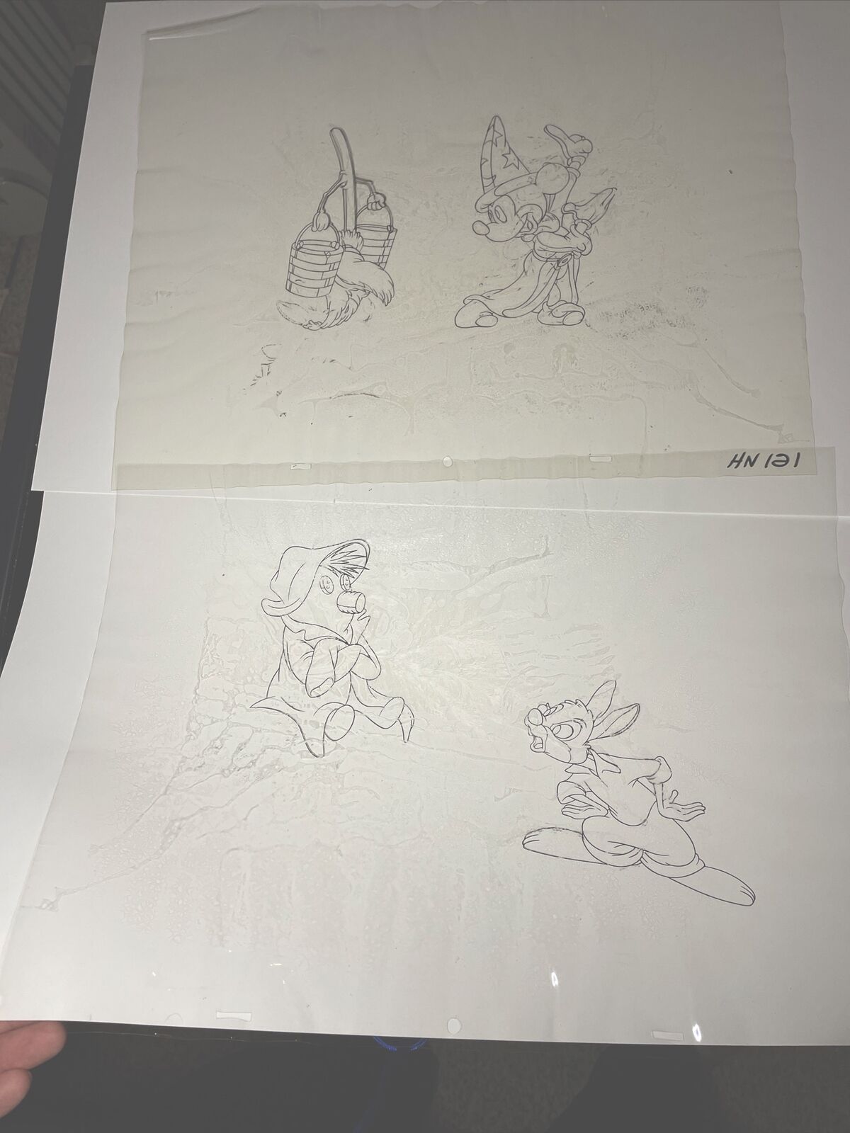 FANTASIA animation Cel Walt Disney Production Art  ORIGINAL  MODEL CEL X1