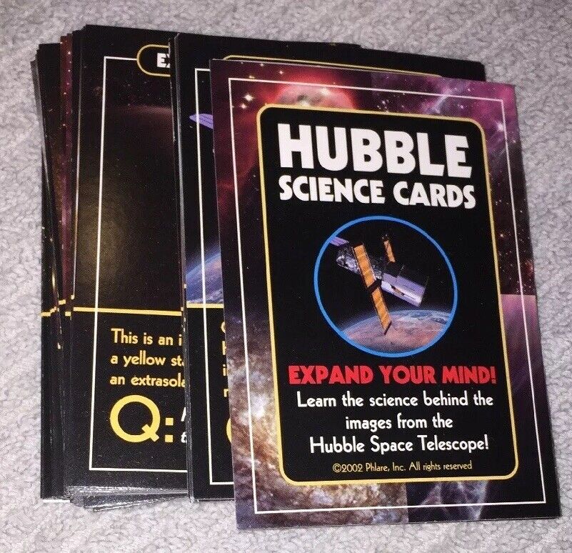 Hubble Science Cards - 2002 Phlare Inc 