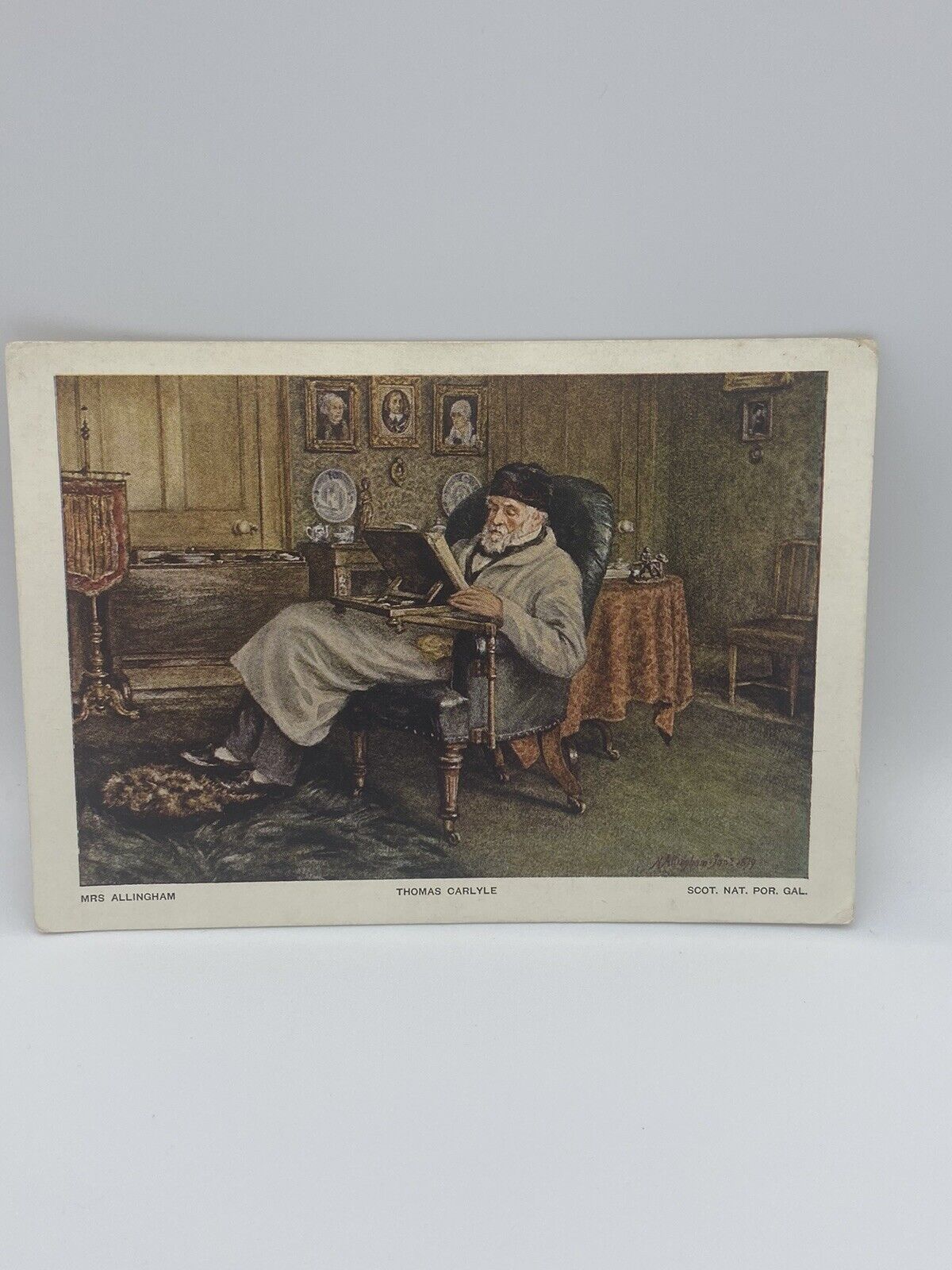 Thomas Carlyle Historian & Essayist Helen Allingham Scotland Vintage Postcard