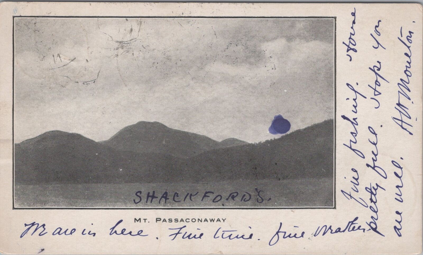 Mt. Passaconaway Postcard