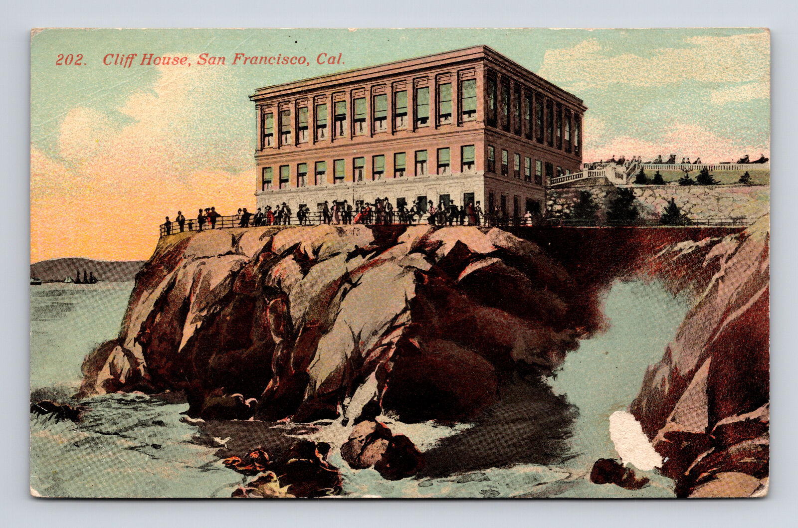 DB Postcard San Francisco CA California Cliff House Restaurant 2nd Gen