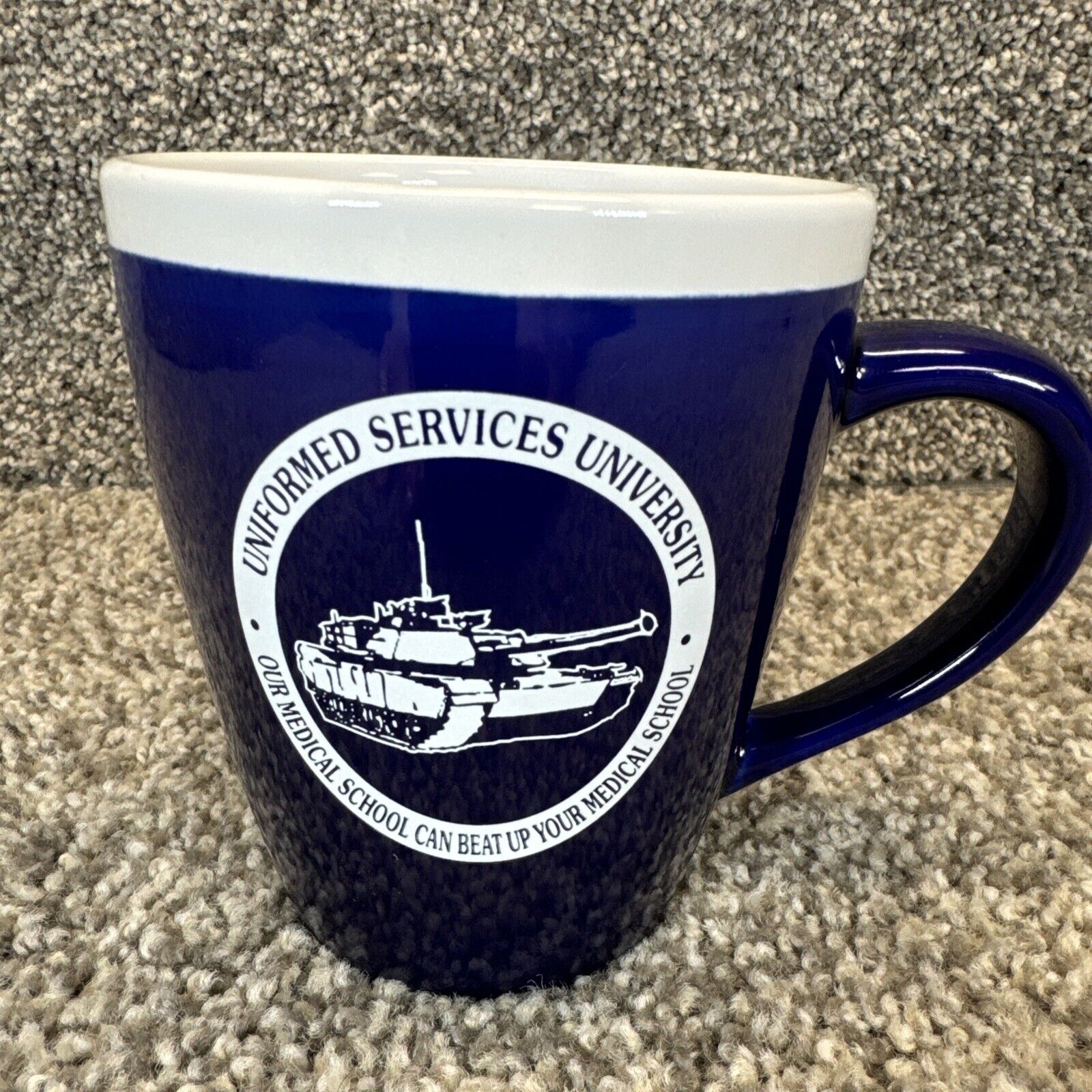 Uniformed Services University Medical School U.S. Army Blue Coffee Cup Mug