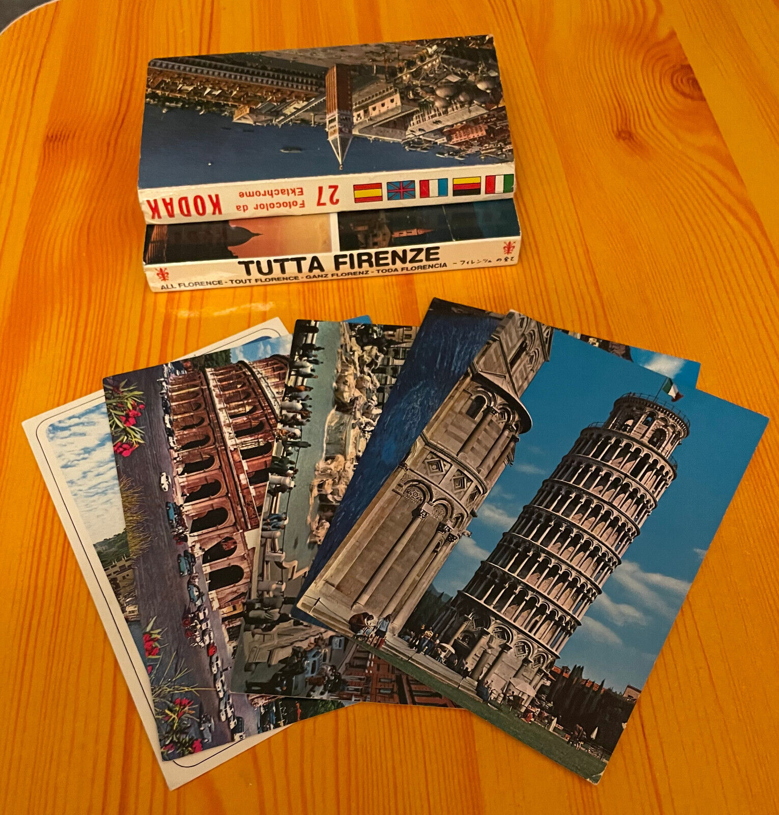 Lot of Vtg Unposted Southern Europe Italy Postcards & Booklets KODAK Fototcolor
